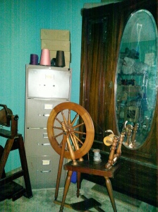 the new home for the spinning wheels